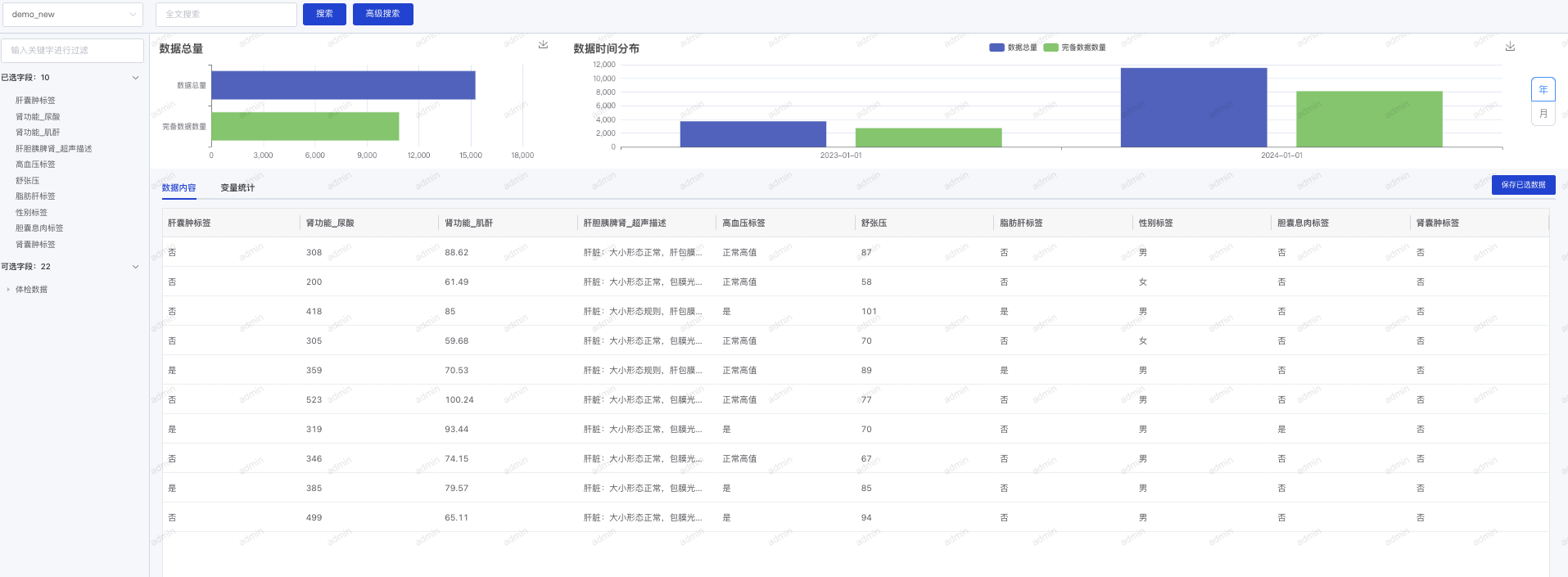 平台管理-数据集管理f